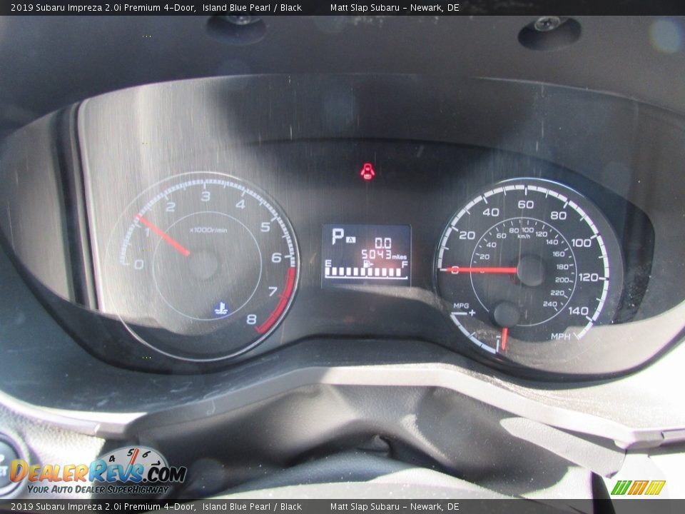 2019 Subaru Impreza 2.0i Premium 4-Door Island Blue Pearl / Black Photo #26
