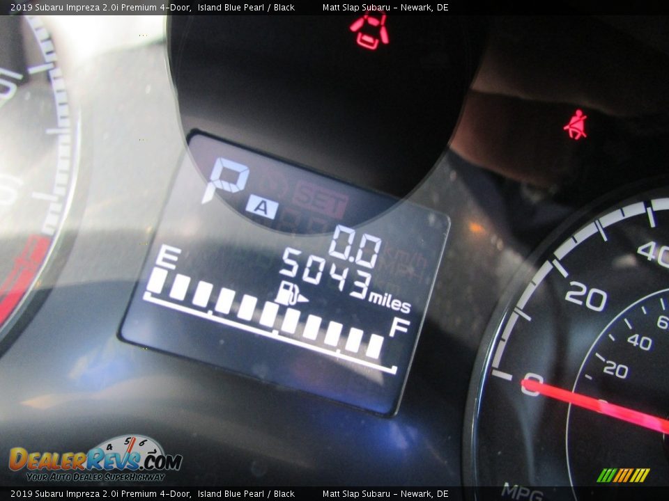 2019 Subaru Impreza 2.0i Premium 4-Door Island Blue Pearl / Black Photo #27