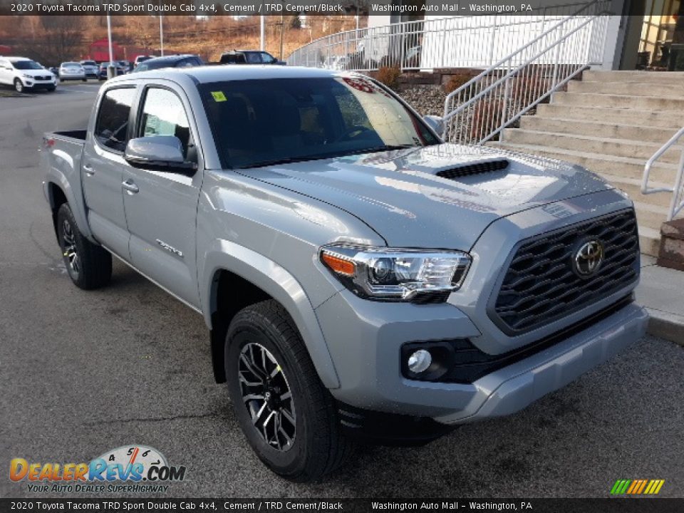 2020 Toyota Tacoma TRD Sport Double Cab 4x4 Cement / TRD Cement/Black Photo #27