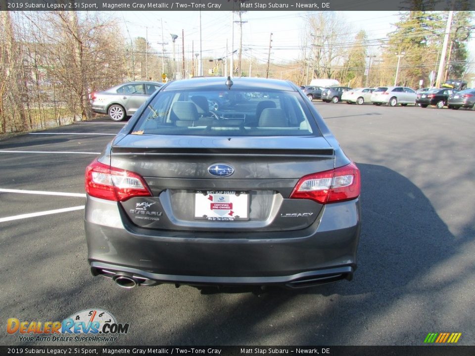 2019 Subaru Legacy 2.5i Sport Magnetite Gray Metallic / Two-Tone Gray Photo #7