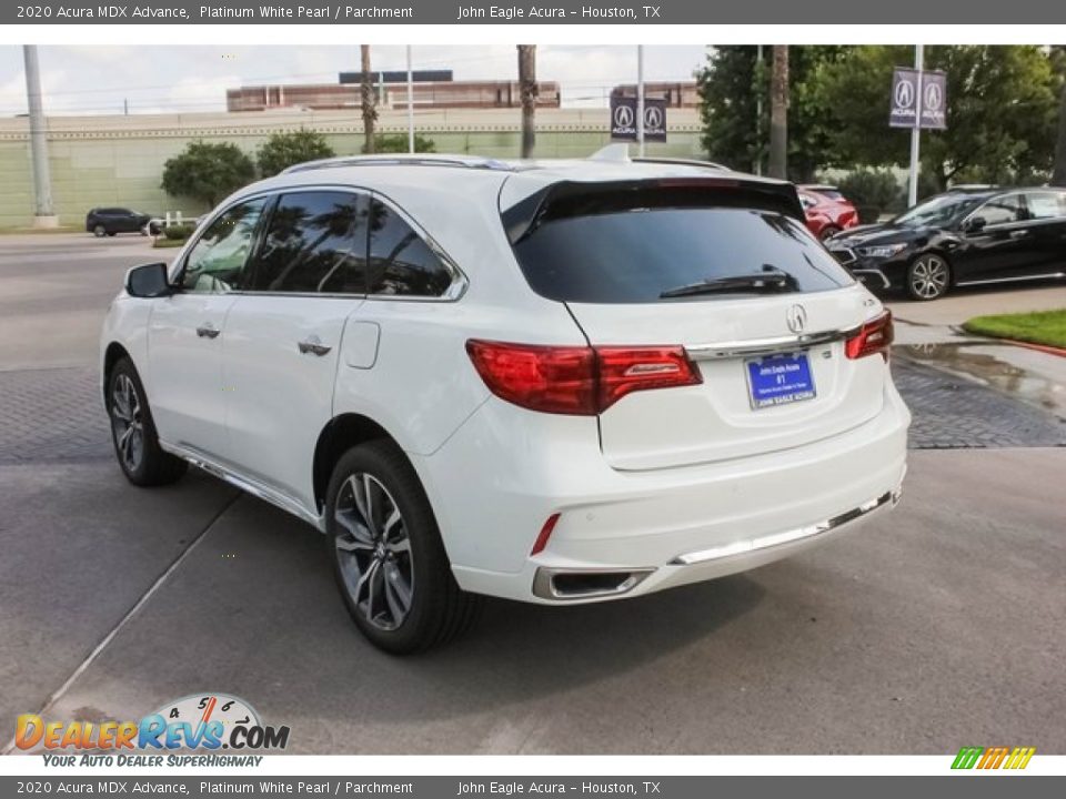 2020 Acura MDX Advance Platinum White Pearl / Parchment Photo #5