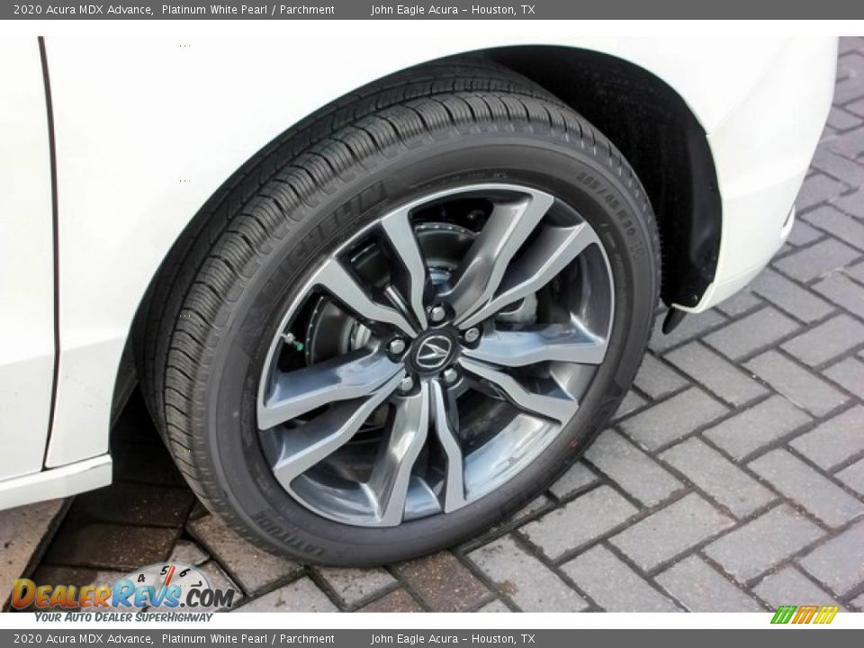 2020 Acura MDX Advance Platinum White Pearl / Parchment Photo #11