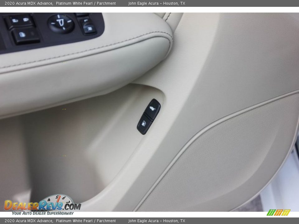 2020 Acura MDX Advance Platinum White Pearl / Parchment Photo #14