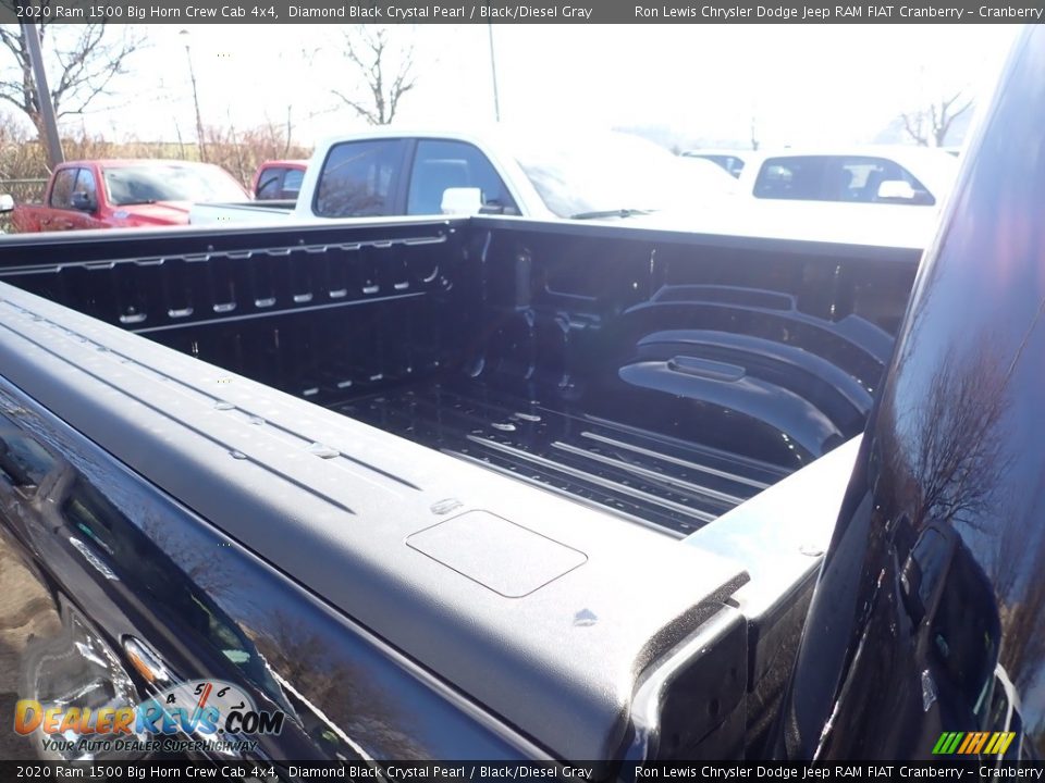 2020 Ram 1500 Big Horn Crew Cab 4x4 Diamond Black Crystal Pearl / Black/Diesel Gray Photo #11