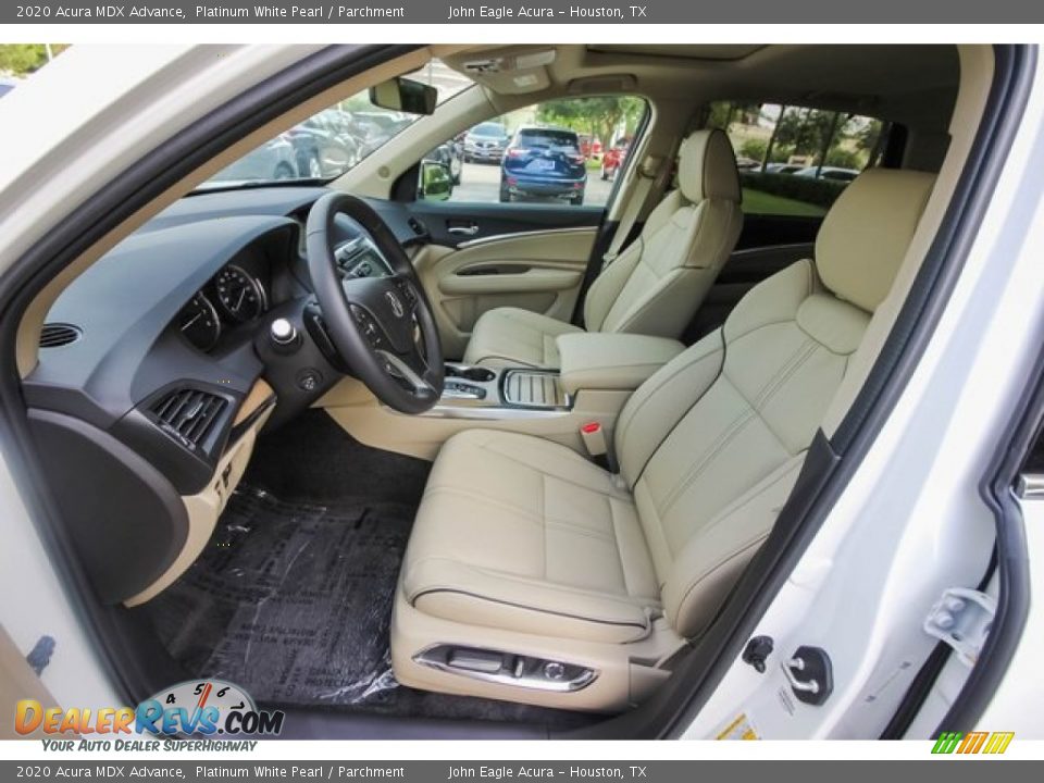 2020 Acura MDX Advance Platinum White Pearl / Parchment Photo #17