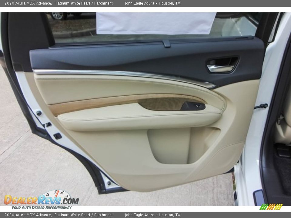 2020 Acura MDX Advance Platinum White Pearl / Parchment Photo #18