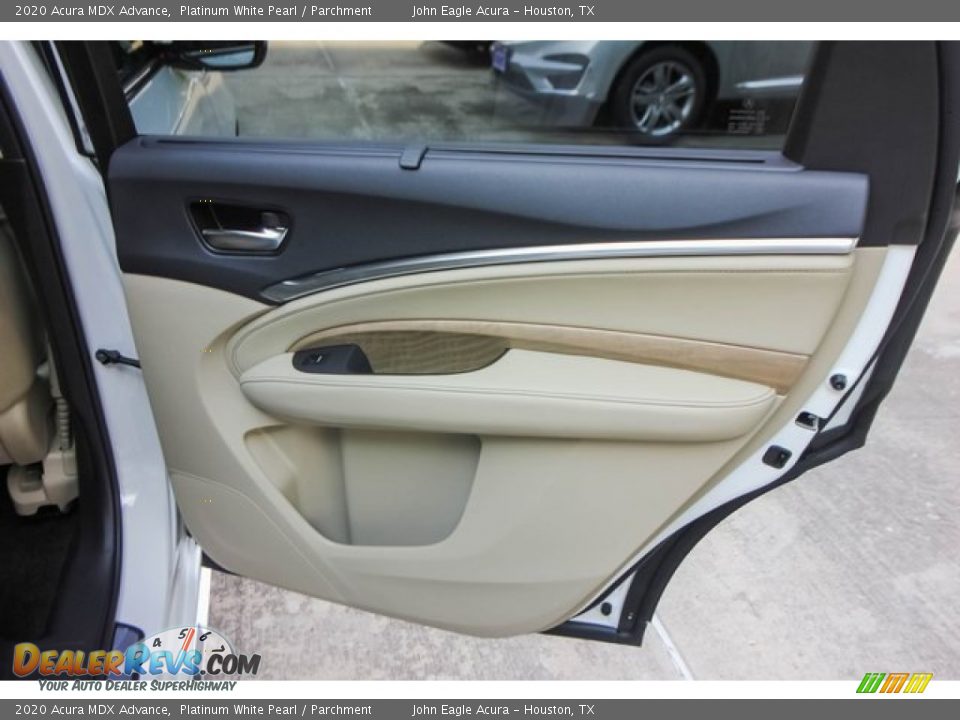 2020 Acura MDX Advance Platinum White Pearl / Parchment Photo #23