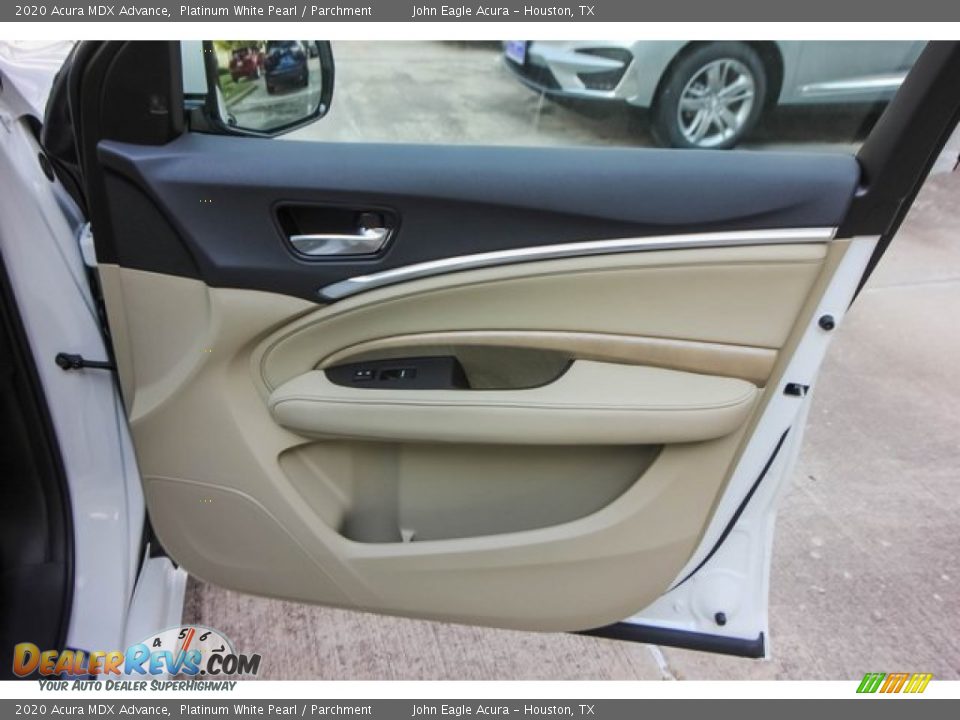 2020 Acura MDX Advance Platinum White Pearl / Parchment Photo #25