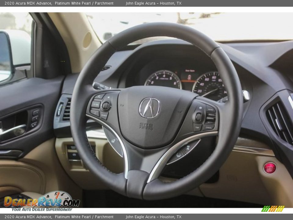 2020 Acura MDX Advance Platinum White Pearl / Parchment Photo #29