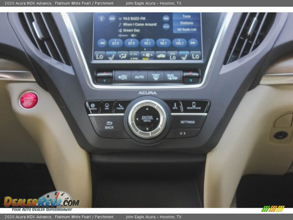 2020 Acura MDX Advance Platinum White Pearl / Parchment Photo #32