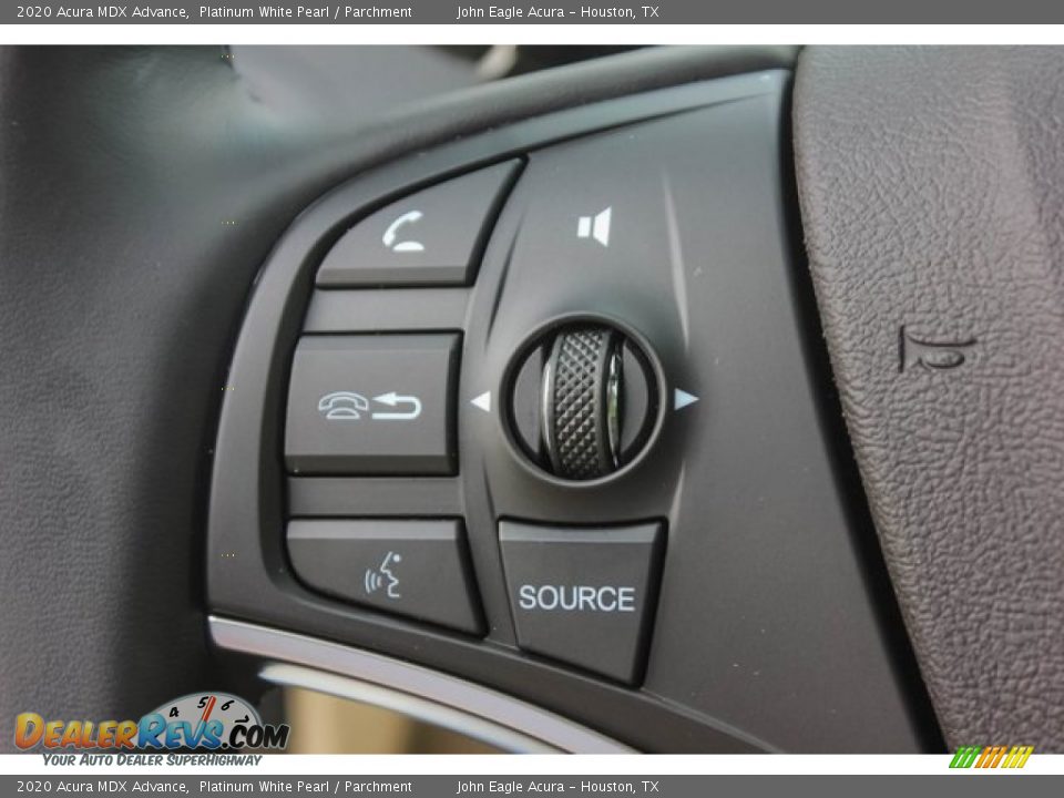 2020 Acura MDX Advance Platinum White Pearl / Parchment Photo #35