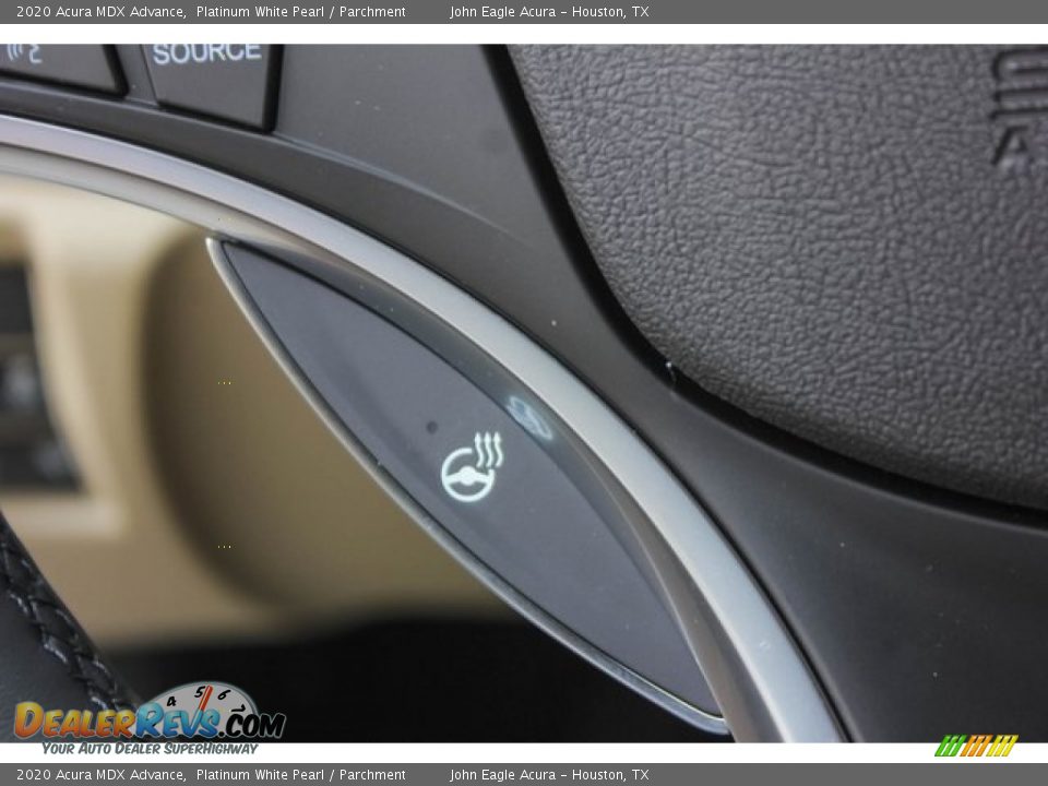 2020 Acura MDX Advance Platinum White Pearl / Parchment Photo #36