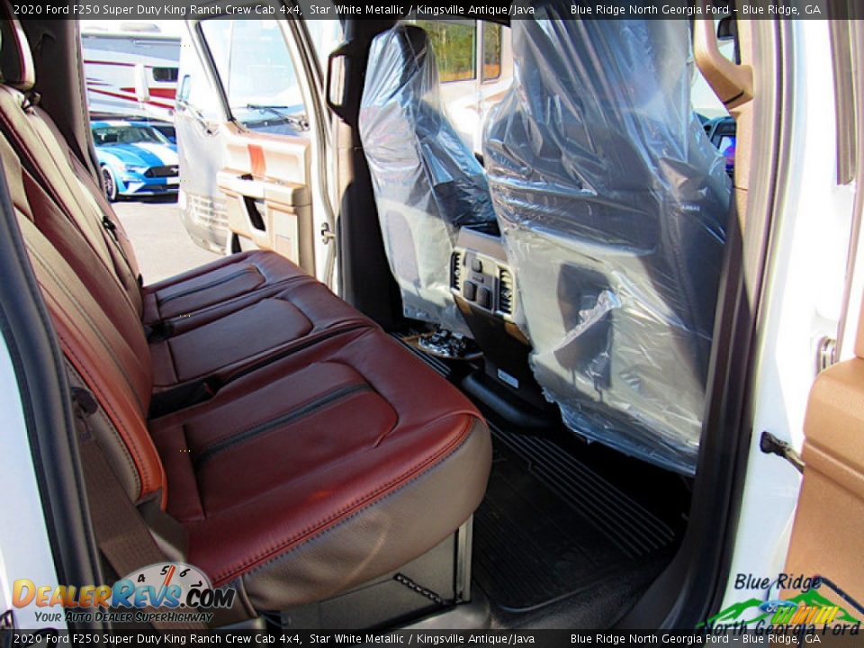 2020 Ford F250 Super Duty King Ranch Crew Cab 4x4 Star White Metallic / Kingsville Antique/Java Photo #12