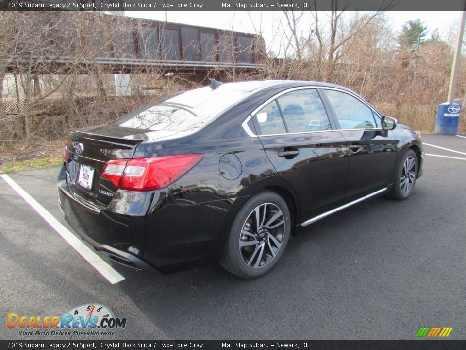 2019 Subaru Legacy 2.5i Sport Crystal Black Silica / Two-Tone Gray Photo #6