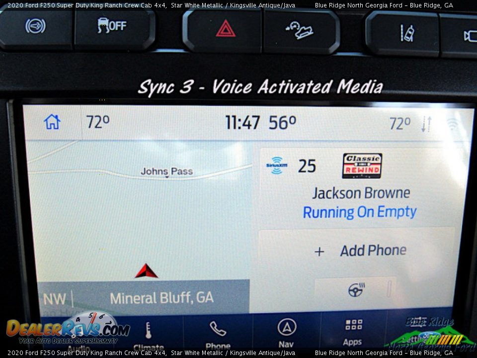 2020 Ford F250 Super Duty King Ranch Crew Cab 4x4 Star White Metallic / Kingsville Antique/Java Photo #19