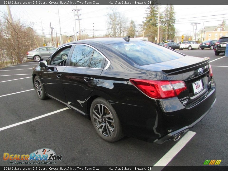 2019 Subaru Legacy 2.5i Sport Crystal Black Silica / Two-Tone Gray Photo #8