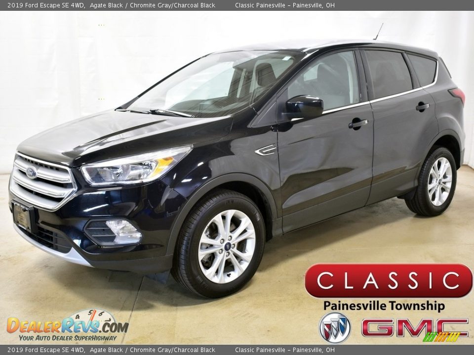 2019 Ford Escape SE 4WD Agate Black / Chromite Gray/Charcoal Black Photo #1