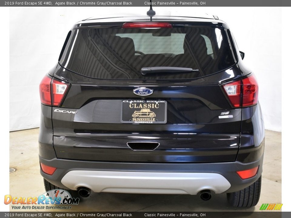 2019 Ford Escape SE 4WD Agate Black / Chromite Gray/Charcoal Black Photo #3