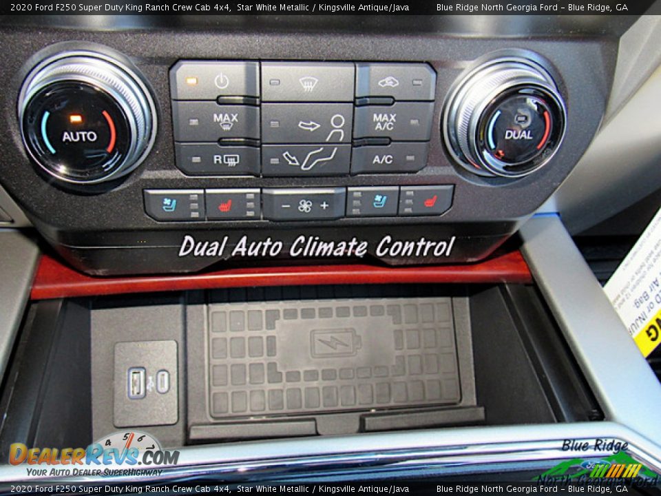 2020 Ford F250 Super Duty King Ranch Crew Cab 4x4 Star White Metallic / Kingsville Antique/Java Photo #24
