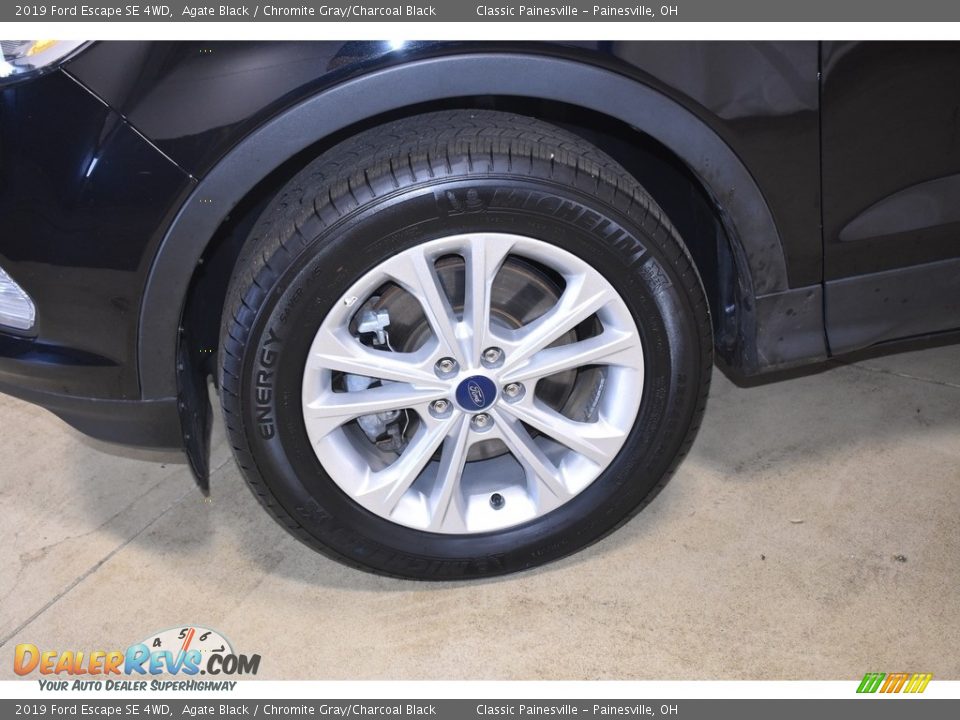 2019 Ford Escape SE 4WD Agate Black / Chromite Gray/Charcoal Black Photo #5