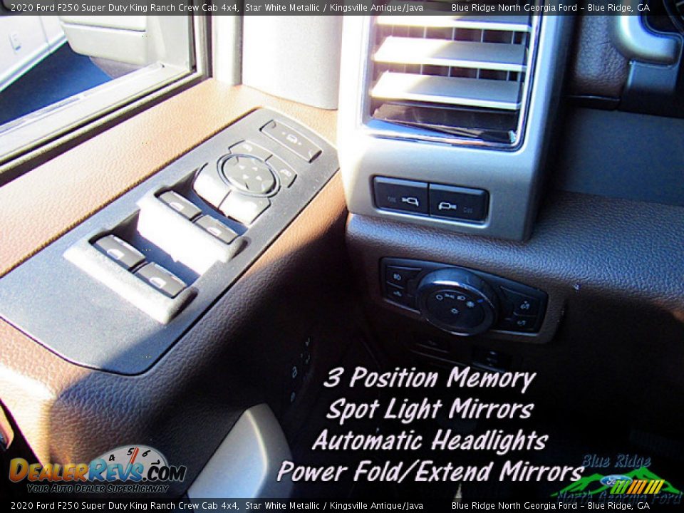 2020 Ford F250 Super Duty King Ranch Crew Cab 4x4 Star White Metallic / Kingsville Antique/Java Photo #26
