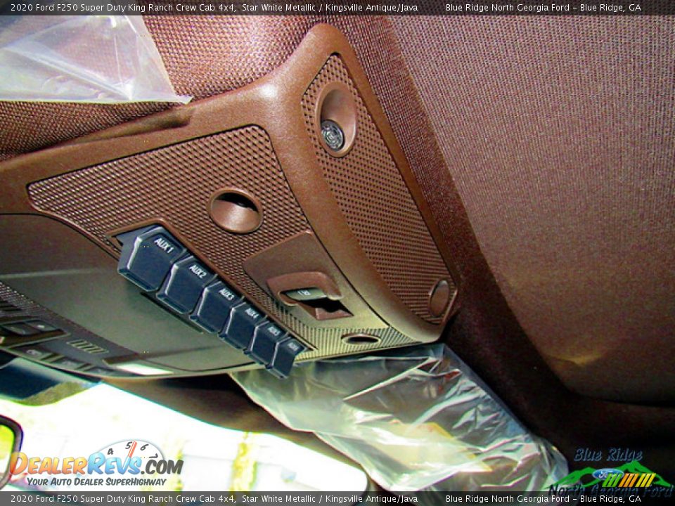 2020 Ford F250 Super Duty King Ranch Crew Cab 4x4 Star White Metallic / Kingsville Antique/Java Photo #27