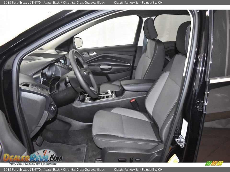 2019 Ford Escape SE 4WD Agate Black / Chromite Gray/Charcoal Black Photo #7