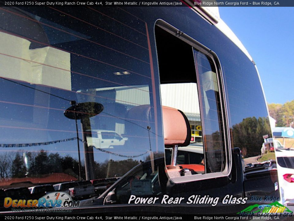 2020 Ford F250 Super Duty King Ranch Crew Cab 4x4 Star White Metallic / Kingsville Antique/Java Photo #28