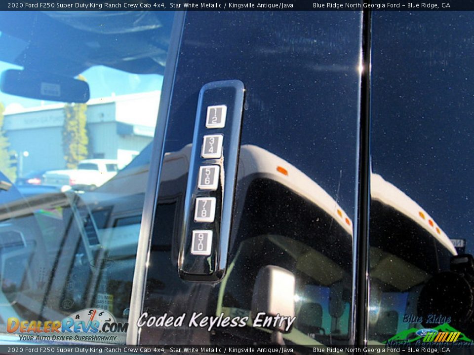 2020 Ford F250 Super Duty King Ranch Crew Cab 4x4 Star White Metallic / Kingsville Antique/Java Photo #30