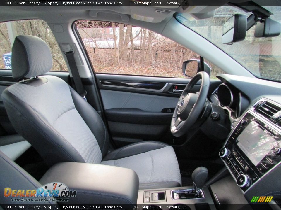 2019 Subaru Legacy 2.5i Sport Crystal Black Silica / Two-Tone Gray Photo #17