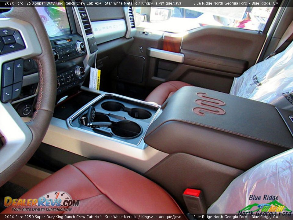 2020 Ford F250 Super Duty King Ranch Crew Cab 4x4 Star White Metallic / Kingsville Antique/Java Photo #31