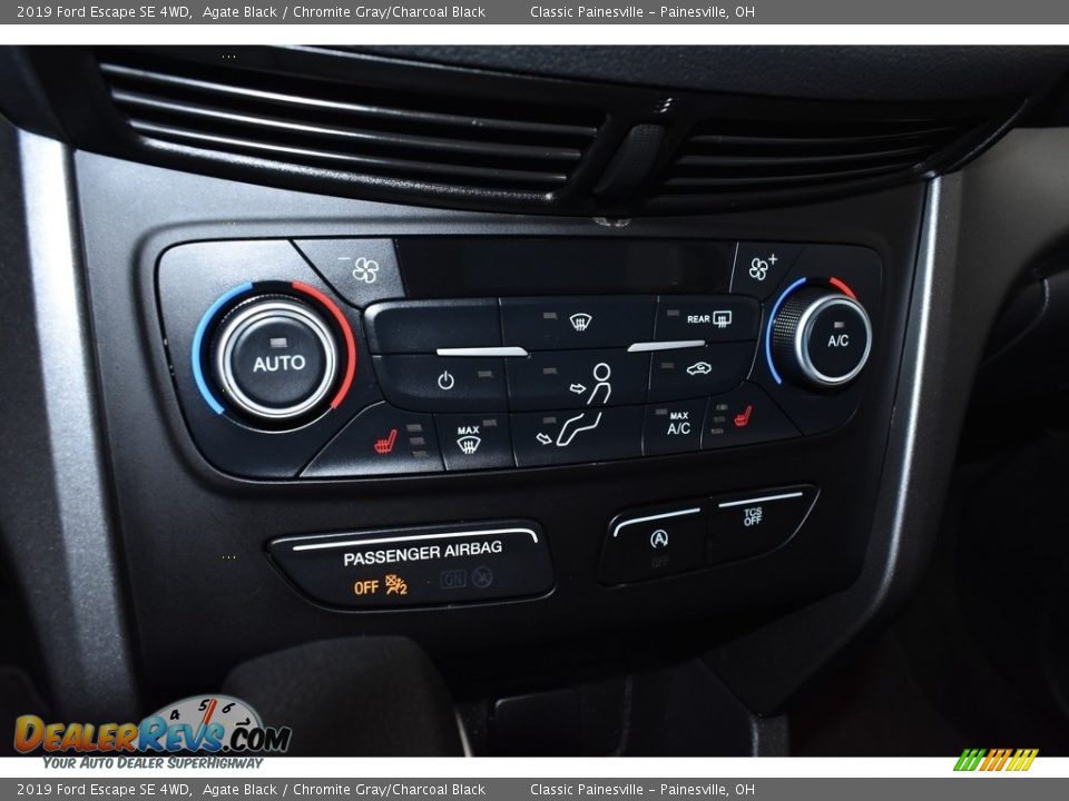 2019 Ford Escape SE 4WD Agate Black / Chromite Gray/Charcoal Black Photo #13