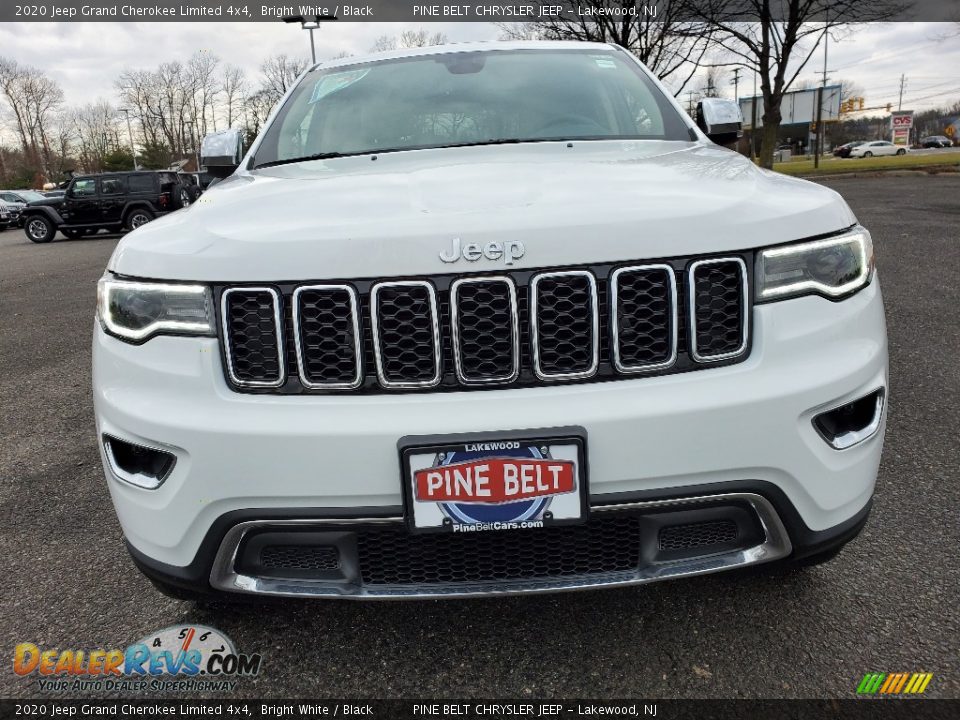 2020 Jeep Grand Cherokee Limited 4x4 Bright White / Black Photo #2