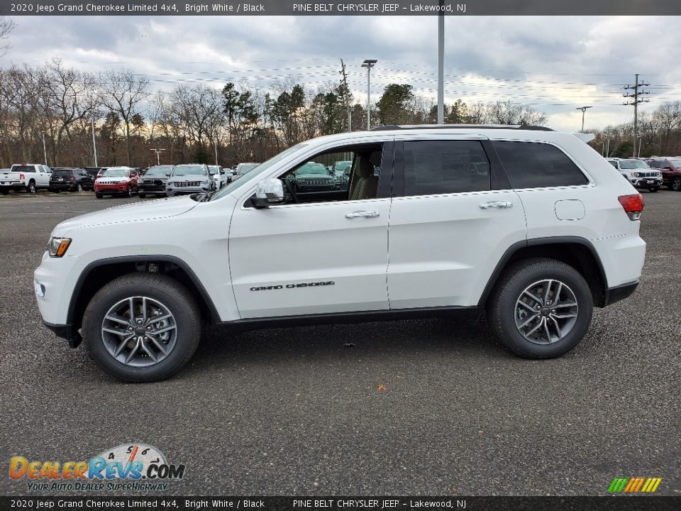 2020 Jeep Grand Cherokee Limited 4x4 Bright White / Black Photo #3