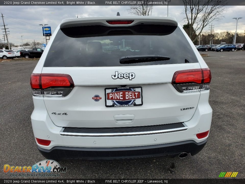 2020 Jeep Grand Cherokee Limited 4x4 Bright White / Black Photo #5