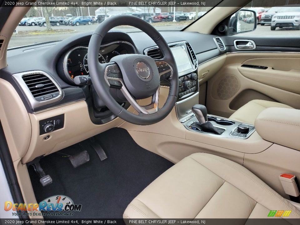 2020 Jeep Grand Cherokee Limited 4x4 Bright White / Black Photo #6