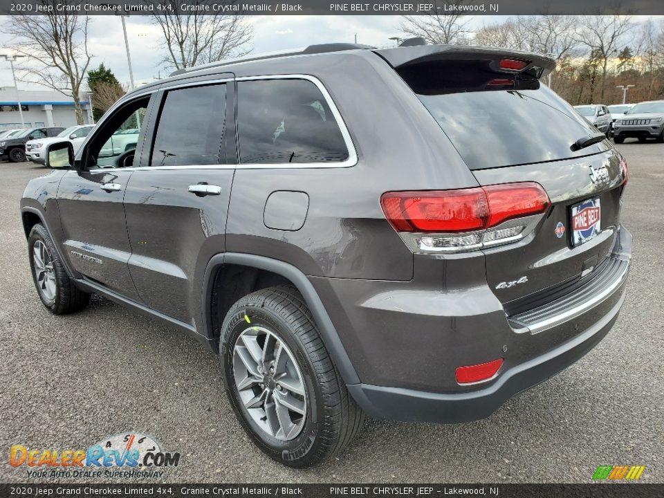 2020 Jeep Grand Cherokee Limited 4x4 Granite Crystal Metallic / Black Photo #4