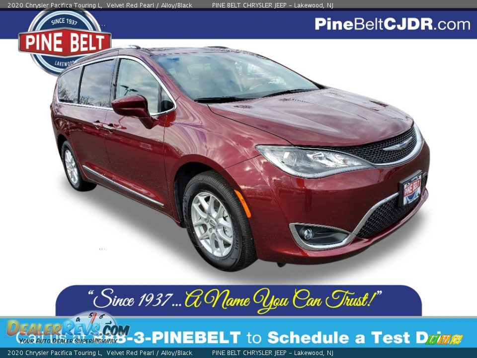 2020 Chrysler Pacifica Touring L Velvet Red Pearl / Alloy/Black Photo #1