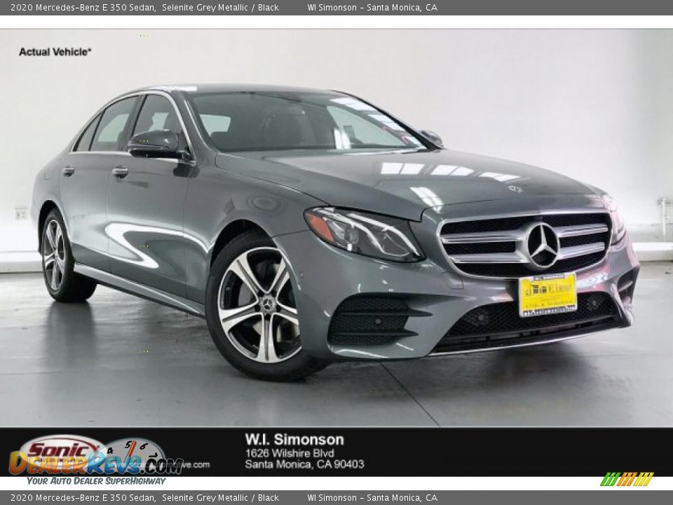 2020 Mercedes-Benz E 350 Sedan Selenite Grey Metallic / Black Photo #1