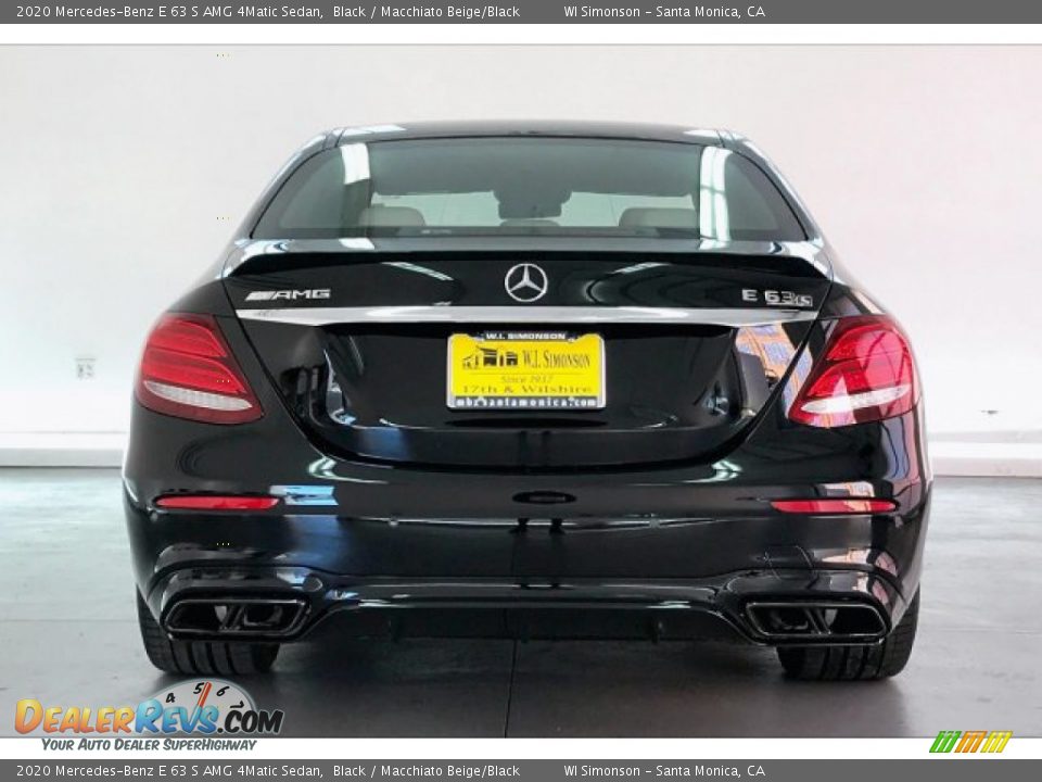 2020 Mercedes-Benz E 63 S AMG 4Matic Sedan Black / Macchiato Beige/Black Photo #3