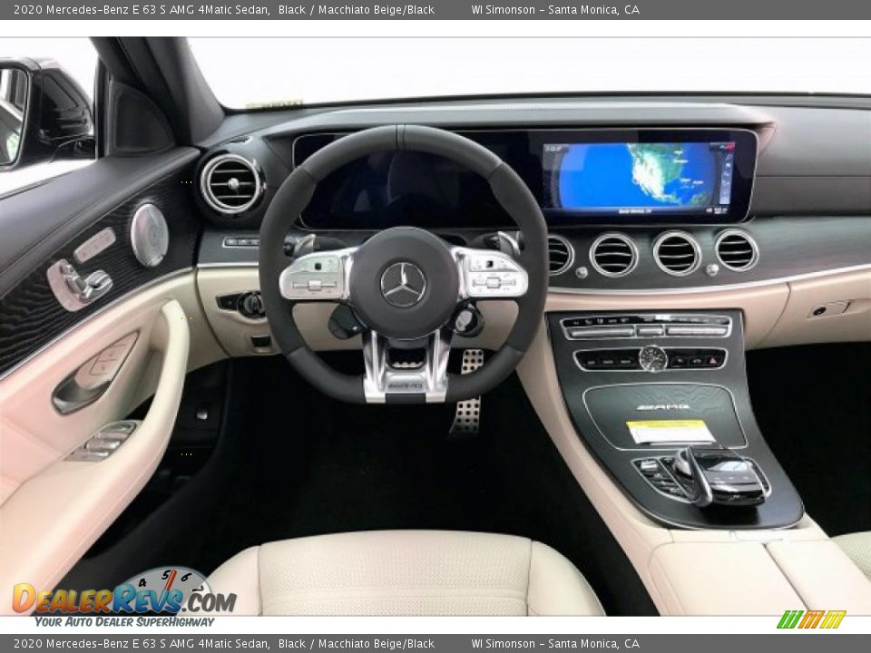 2020 Mercedes-Benz E 63 S AMG 4Matic Sedan Black / Macchiato Beige/Black Photo #4