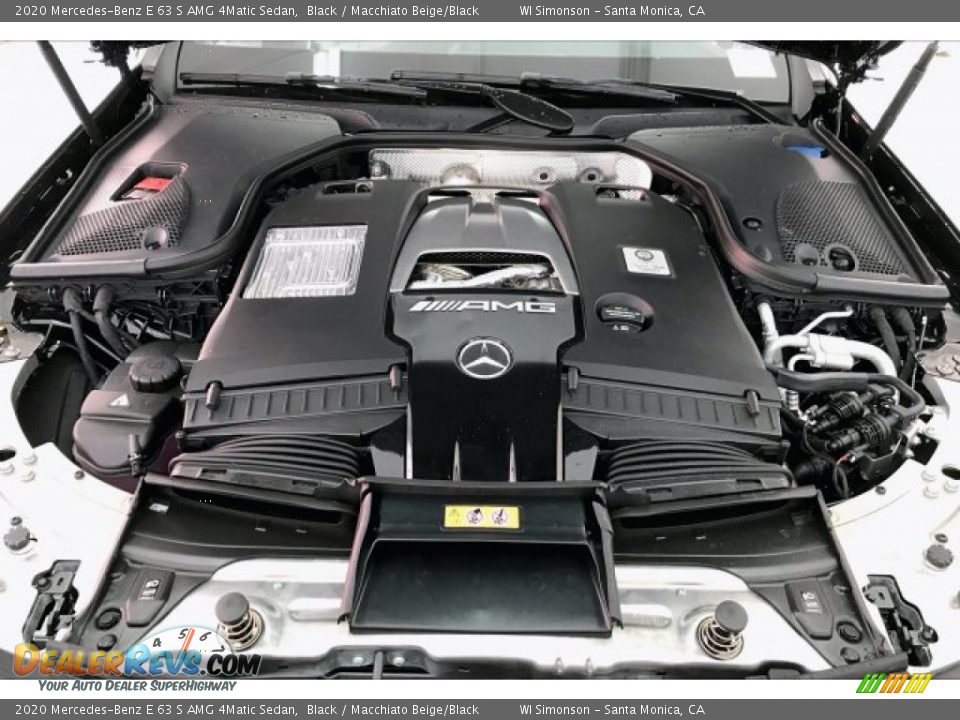 2020 Mercedes-Benz E 63 S AMG 4Matic Sedan Black / Macchiato Beige/Black Photo #9