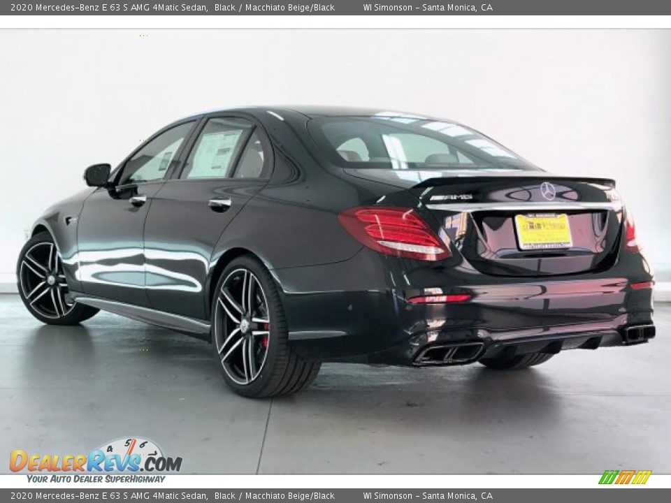 2020 Mercedes-Benz E 63 S AMG 4Matic Sedan Black / Macchiato Beige/Black Photo #10