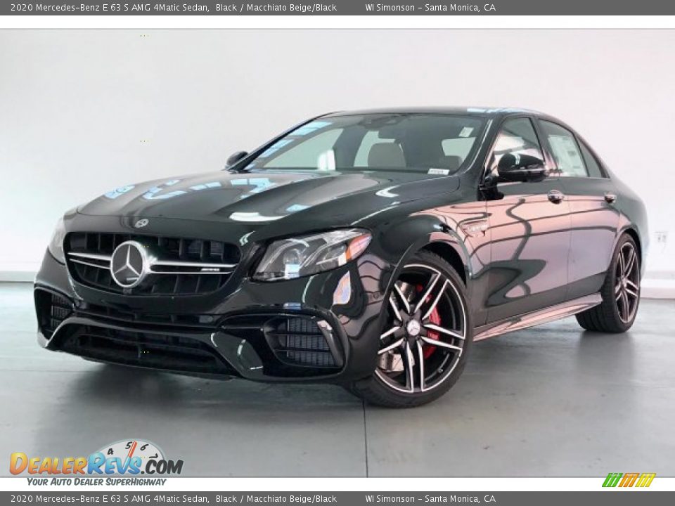 2020 Mercedes-Benz E 63 S AMG 4Matic Sedan Black / Macchiato Beige/Black Photo #12