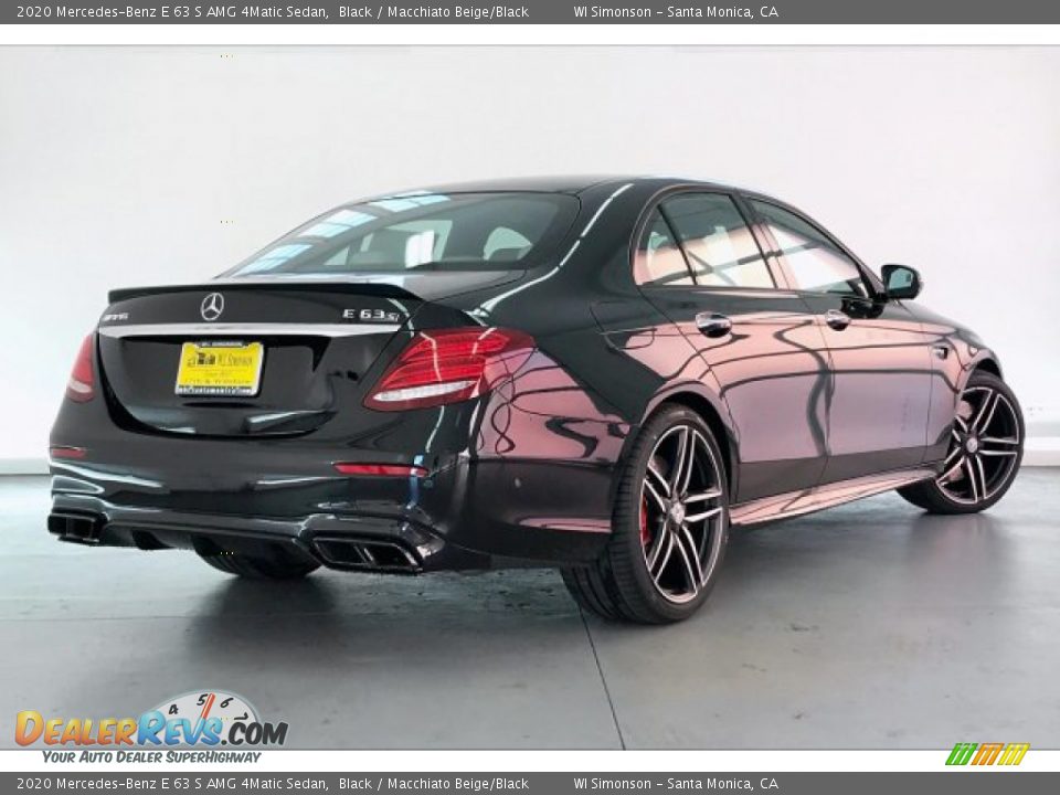 2020 Mercedes-Benz E 63 S AMG 4Matic Sedan Black / Macchiato Beige/Black Photo #16