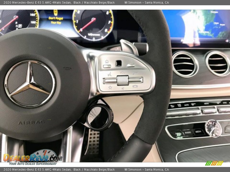2020 Mercedes-Benz E 63 S AMG 4Matic Sedan Black / Macchiato Beige/Black Photo #19