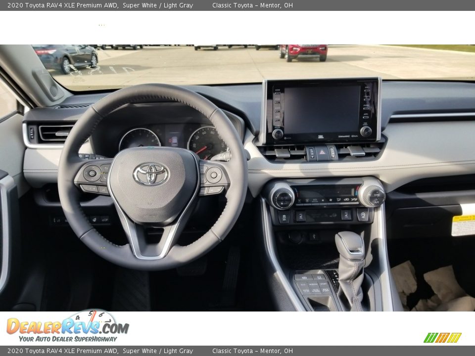2020 Toyota RAV4 XLE Premium AWD Super White / Light Gray Photo #4