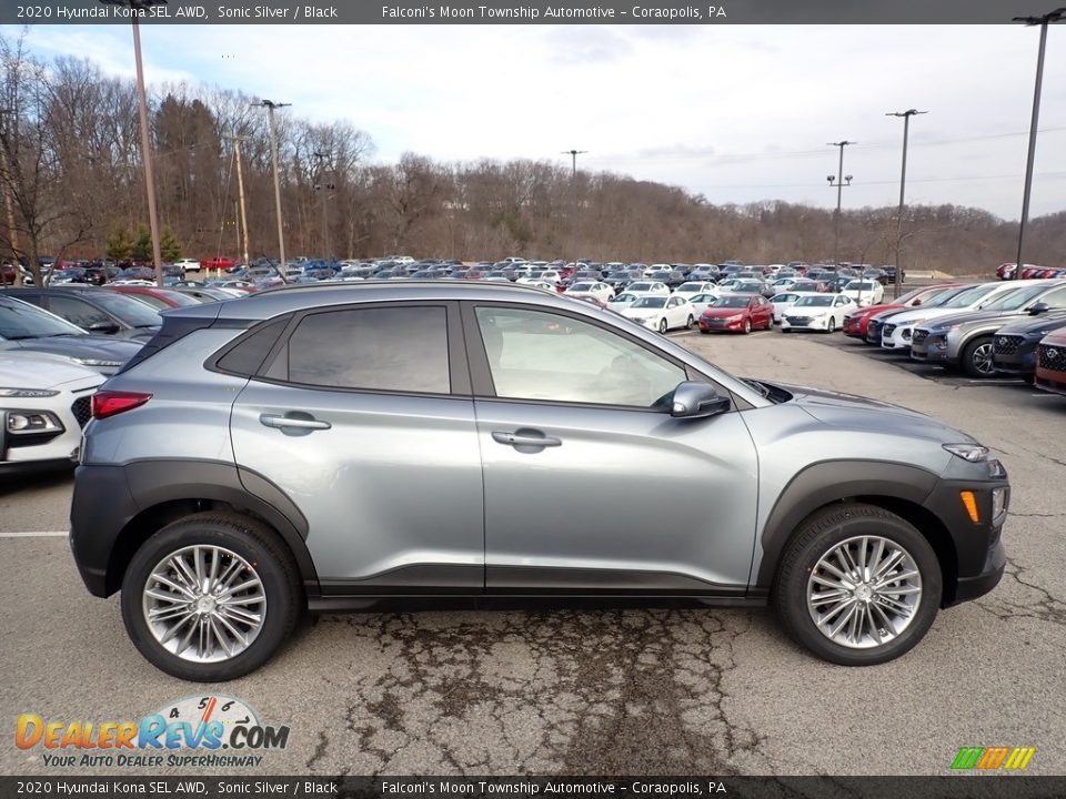 Sonic Silver 2020 Hyundai Kona SEL AWD Photo #1