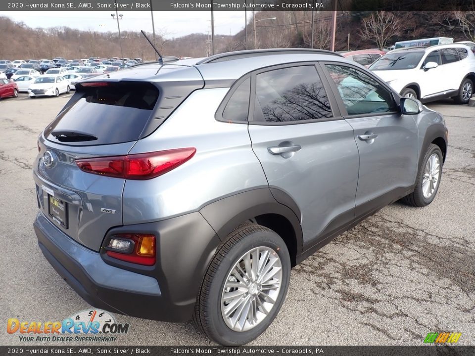 2020 Hyundai Kona SEL AWD Sonic Silver / Black Photo #2
