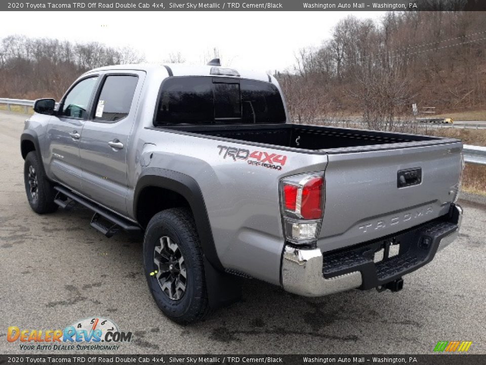 2020 Toyota Tacoma TRD Off Road Double Cab 4x4 Silver Sky Metallic / TRD Cement/Black Photo #2